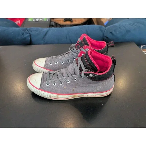 Converse Endgame Chuck Taylor All Star High Top Sneaker M 11 W 13 Red Gray - Picture 2 of 6